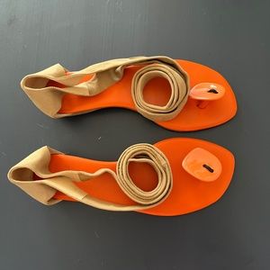 Hermes wrap sandal